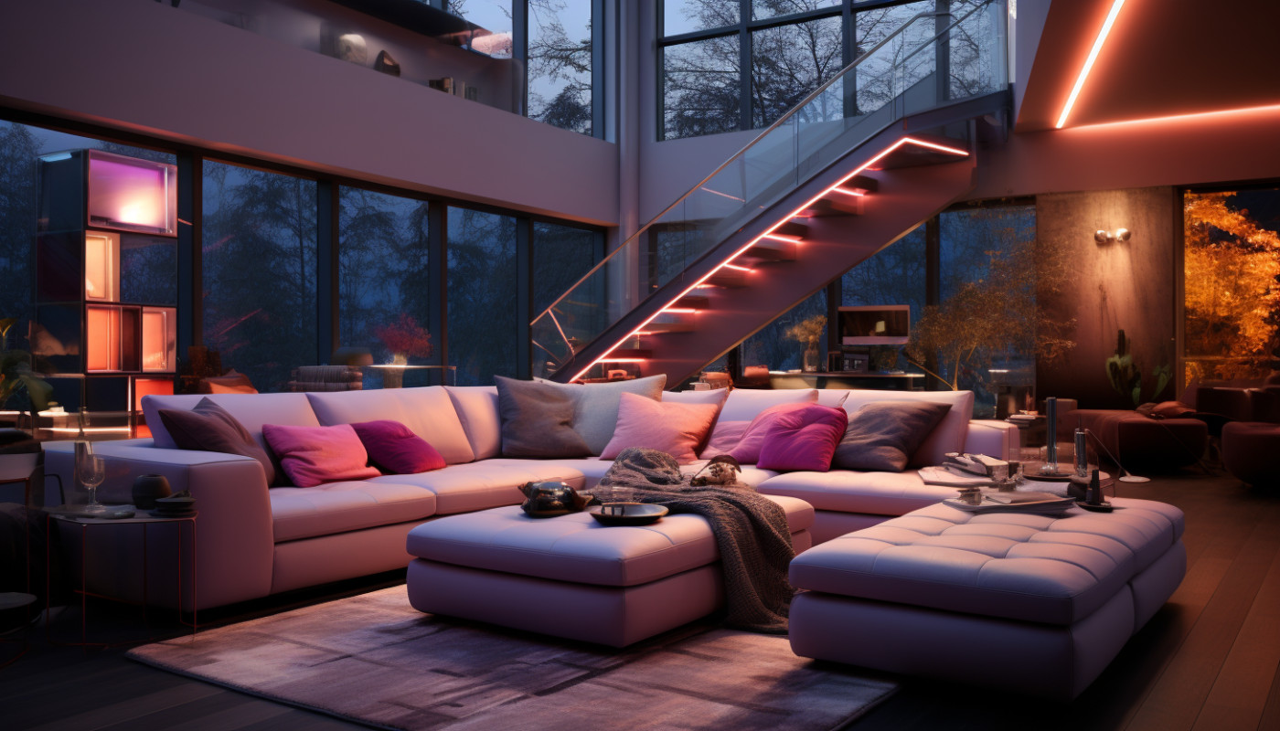 Décoration - Comment intégrer des néons LED dans votre décoration intérieure pour créer une ambiance moderne et chaleureuse