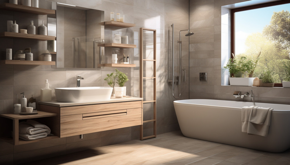 Aménagement - Maximiser l’espace visuel dans une petite salle de bain : les astuces de carrelage
