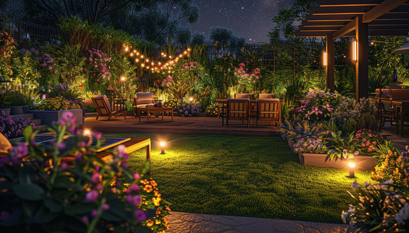 Techniques d'éclairage extérieur économiques pour valoriser votre jardin